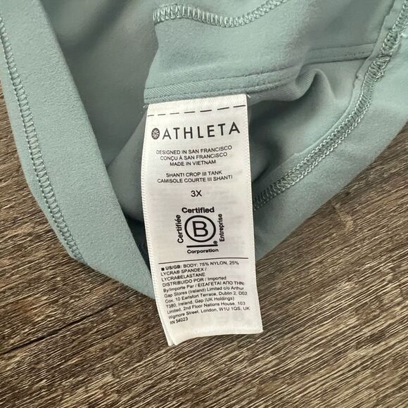 Athleta Shanti Crop Top 3.0-Size 3X - Picture 6 of 8